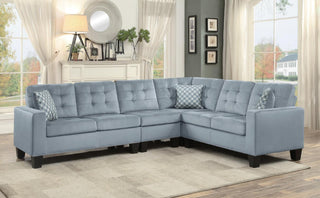 Homelegance Furniture Lantana 2-Piece Reversible Sectional in Gray 9957GY*SC image