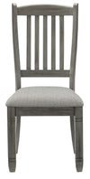Homelegance Granby Side Chair in Antique Gray (Set of 2) 5627GYS