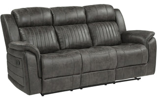 Homelegance Furniture Centeroak Double Reclining Sofa in Gray 9479BRG-3 image