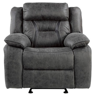 Homelegance Furniture Madrona Hill Glider Reclining Chair in Gray 9989GY-1 image