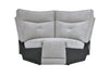 Tesoro 6pc Sectional Living Room Set in Mist Gray