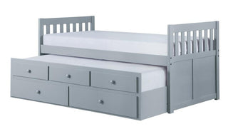 Orion Twin/Twin Trundle Bed w/ 2 Storage in Gray B2063PR-1* image