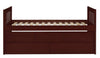 Rowe Twin/Twin Trundle Bed w/ Two Storage Drawers in Dark Cherry B2013PRDC-1*