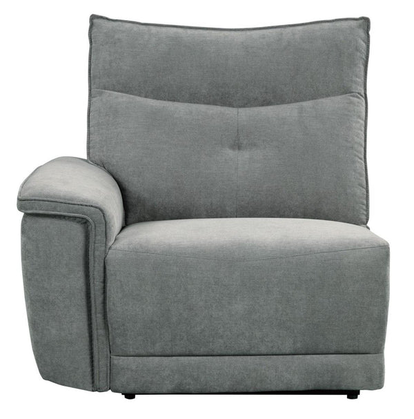 Tesoro Power Double Reclining Sofa w/ Power Headrests in Dark Gray 9509DG-3PWH*