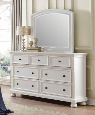 Laurelin Mirror in White 1714W-6 image