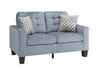 Lantana Loveseat in Gray 9957GY-2