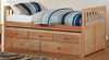 Bartly Twin/Twin Trundle Bed w/ 2 Storage Drawers in Natural B2043PR-1*