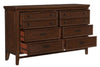 Frazier Dresser in Dark Cherry 1649-5