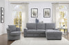 Morelia Swivel Chair in Dark Gray 9468DG-1