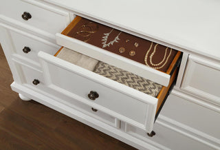 Laurelin 7 Drawer Dresser in White 1714W-5 image