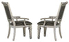 Bevelle Arm Chair in Silver (Set of 2) 1958A image