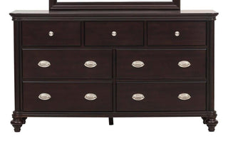 Homelegance Marston 7 Drawer Dresser in Dark Cherry 2615DC-5 image