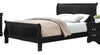 Mayville Queen Sleigh Bed in Black 2147BK-1