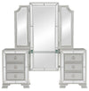 Avondale Vanity Dresser with Mirror in Silver 1646-15