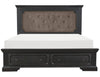 Bolingbrook Queen Upholstered Storage Platform Bed in Coffee 1647-1*