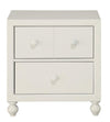 Wellsummer 2 Drawer Nightstand in White 1803W-4 image