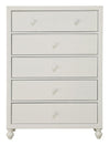 Wellsummer 5 Drawer Chest in White 1803W-9