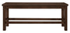 Schleiger Counter Height Bench in Dark Brown 5400-24BH