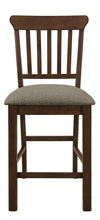 Schleiger Counter Height Chair in Dark Brown (Set of 2)