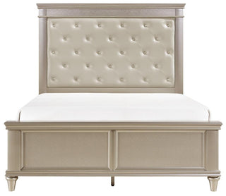 Homelegance Celandine Full Panel Bed in Pearl/Silver 1928F-1* image