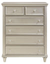 Celandine 6 Drawer Chest in Silver 1928-9 image