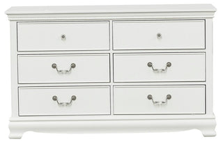 Homelegance Lucida 6 Drawer Dresser in White 2039W-5 image