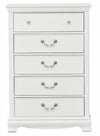 Lucida 5 Drawer Chest in White 2039W-9 image