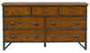 Homelegance Holverson Dresser in Rustic Brown & Gunmetal 1715-5 image