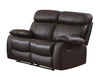 Pendu Double Reclining Loveseat in Brown 8326BRW-2 image