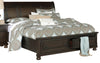 Begonia Queen Platform Bed in Gray 1718GY-1*