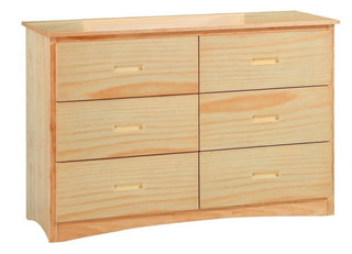 Homelegance Bartly 6 Drawer Dresser in Natural B2043-5 image