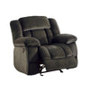 Homelegance Furniture Laurelton Glider Reclining Chair in Chocolate 9636-1 image