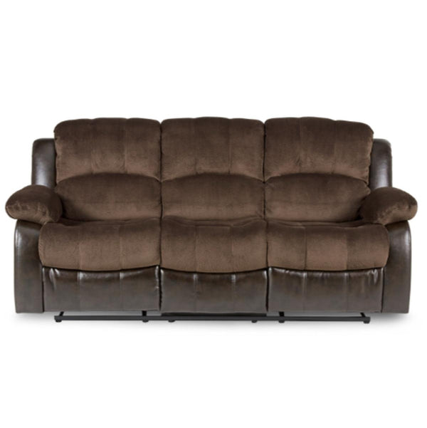 Homelegance Furniture Granley Double Reclining Sofa in Chocolate 9700FCP-3 image