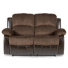 Homelegance Furniture Granley Double Reclining Loveseat in Chocolate 9700FCP-2 image