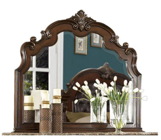 Homelegance Antoinetta Mirror in Warm Cherry 1919-6 image