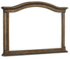 Homelegance Furniture Rachelle Mirror in Weathered Pecan 1693-6 image