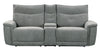 Homelegance Furniture Tesoro Power Double Reclining Loveseat in Dark Gray 9509DG-2CNPWH* image