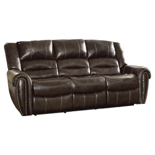 Homelegance Furniture Center Hill Double Reclining Sofa in Dark Brown 9668BRW-3 image