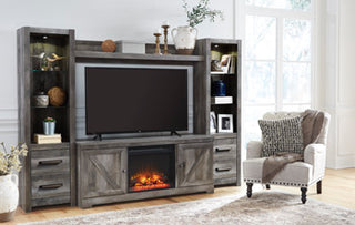 Wynnlow 4-Piece Entertainment Center with Electric Fireplace image