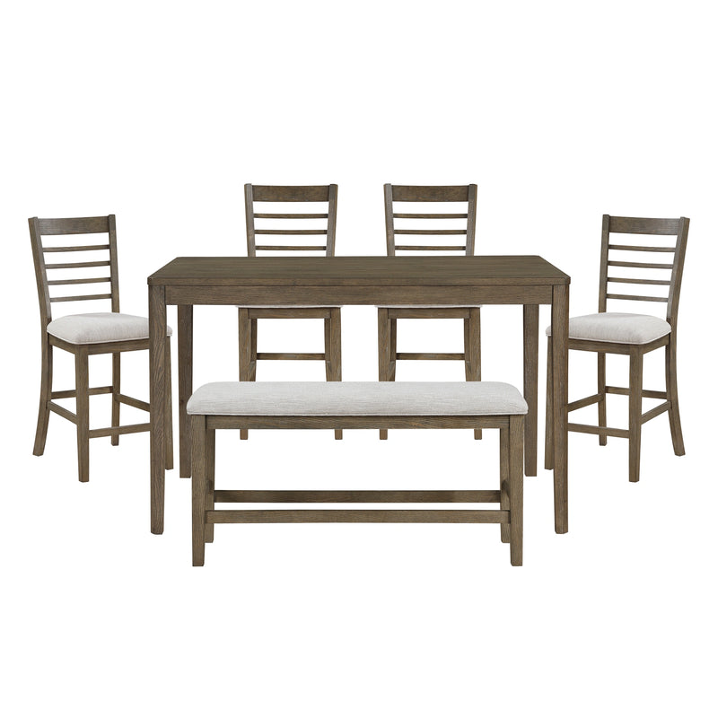 Emilia 6-Piece Pack Counter Height Set