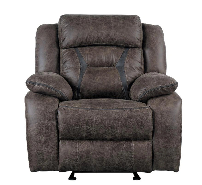 Madrona Glider Reclining Chair in Dark Brown 9989DB-1