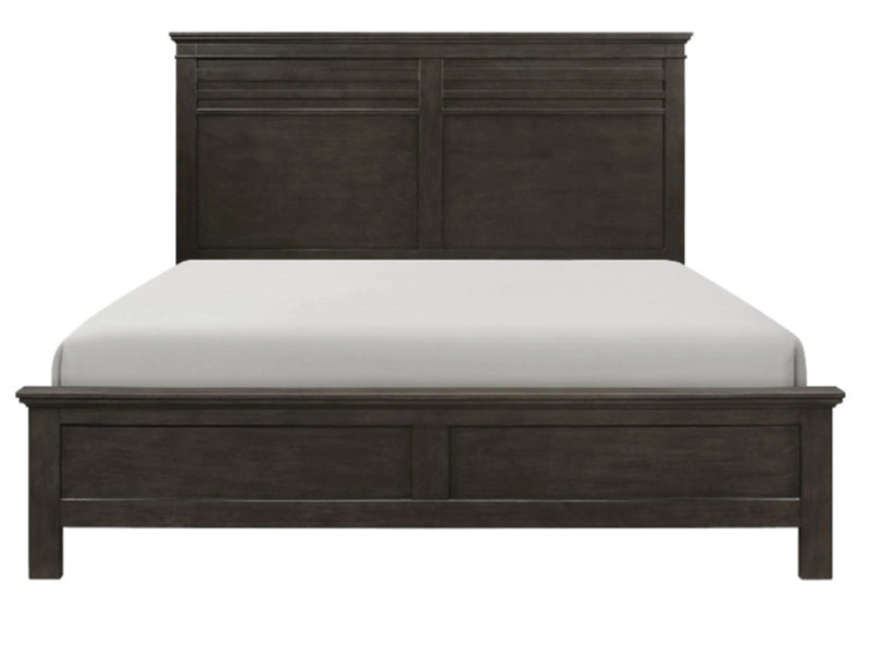 Blaire Farm King Panel Bed in Saddle Brown Wood 1675K-1EK*