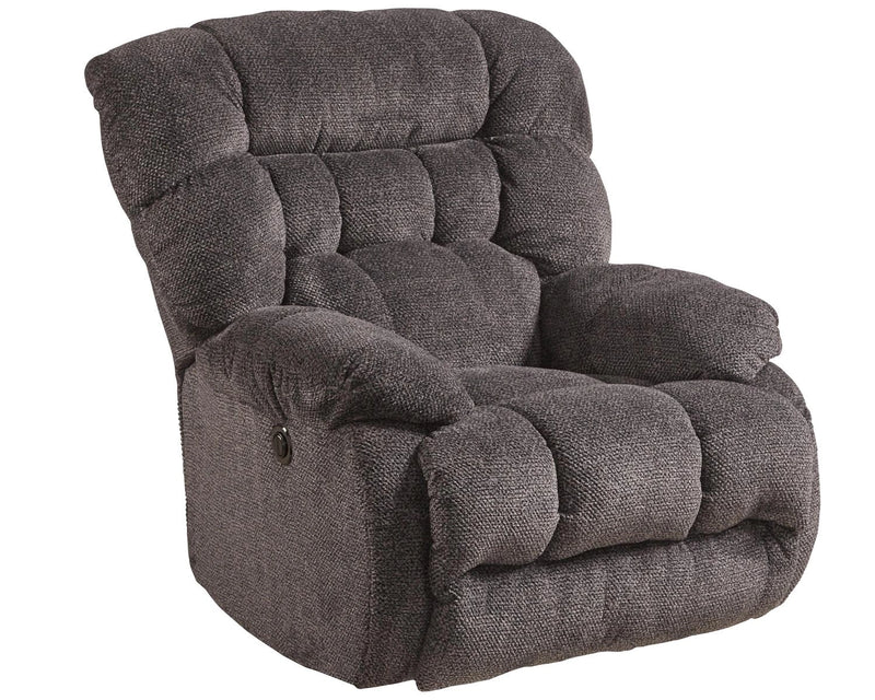 Catnapper Daly Chaise Swivel Glider Recliner in Cobblestone