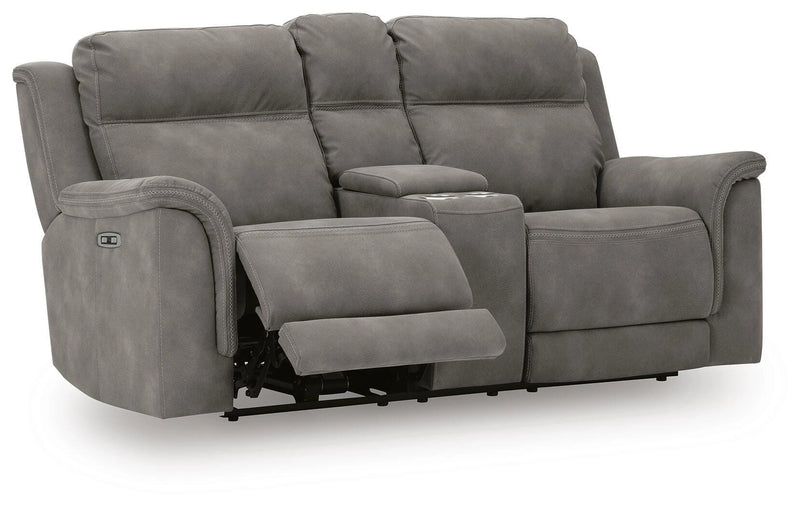 Next-Gen DuraPella Power Reclining Loveseat with Console