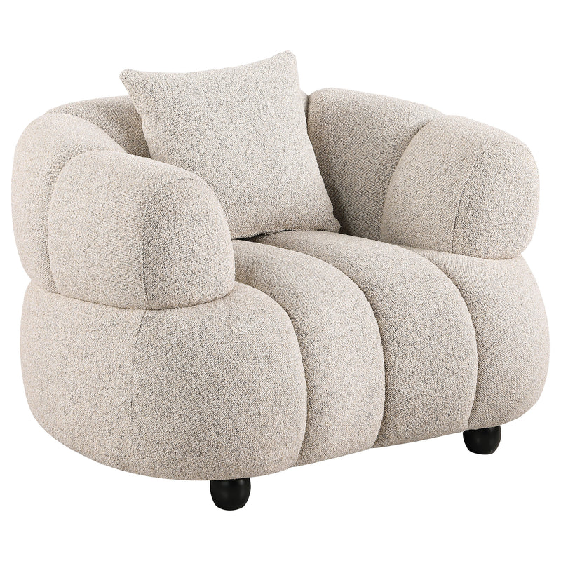 Whitney Woven Fabric Upholstered Sofa Set