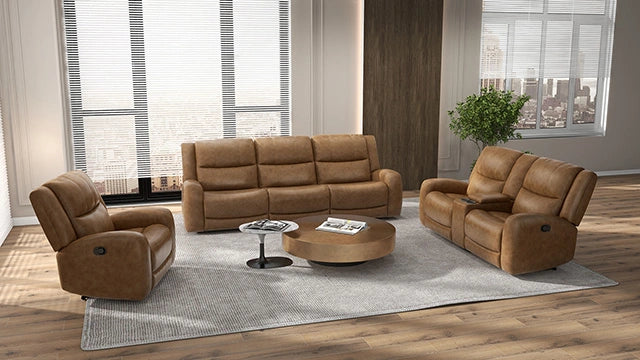Leolinus Manual Recliner Loveseat w/ Console