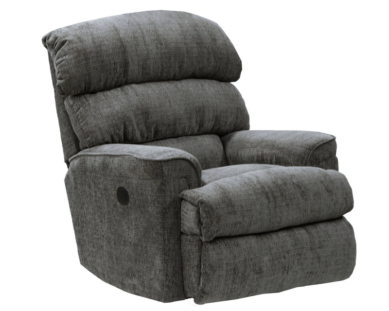 Catnapper Pearson Rocker Recliner in Charcoal