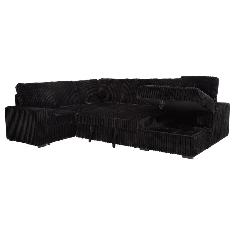 Devonshire Pull-Out Sleeper Sectional Sofa