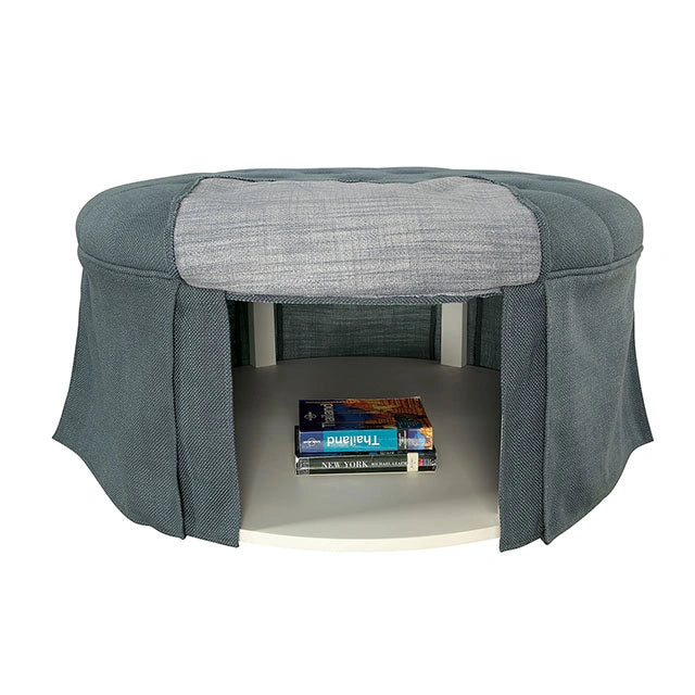 Claes Round Ottoman